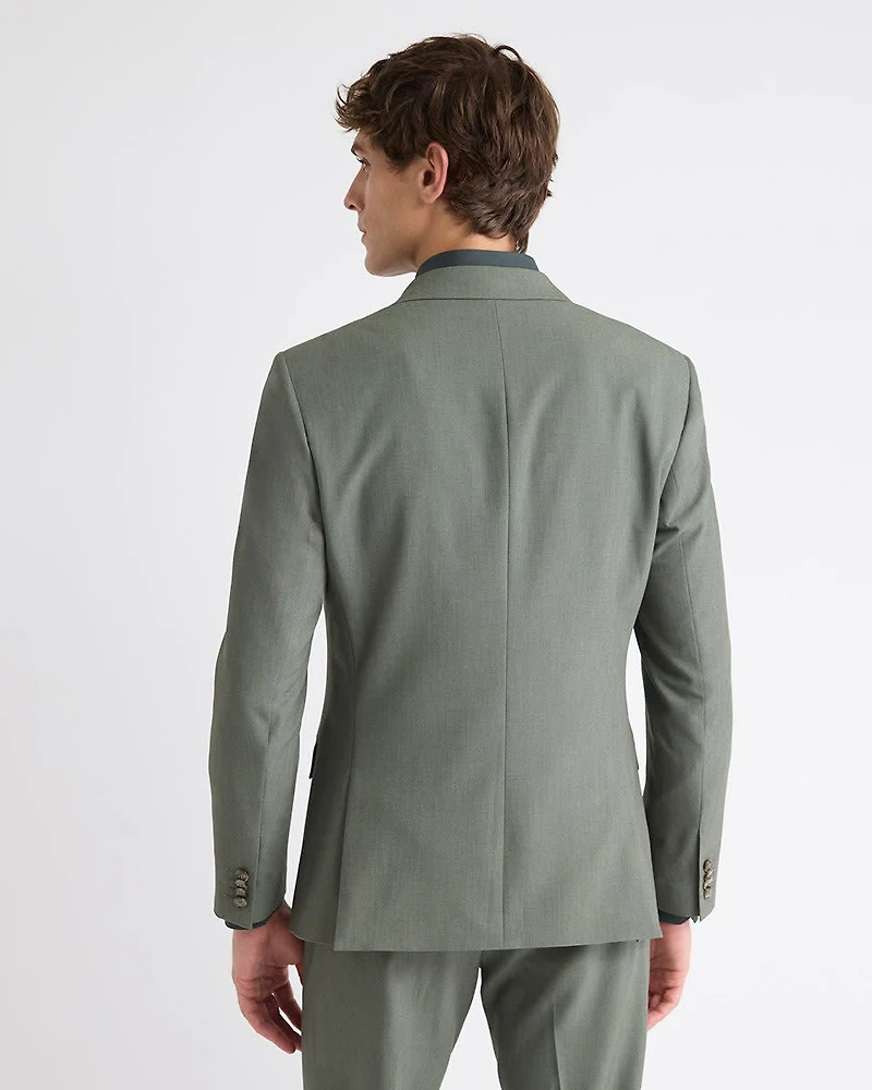 Slim-Fit Green Suit Blazer