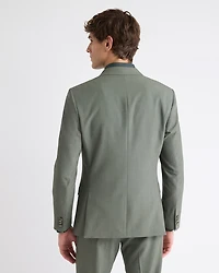 Slim-Fit Green Suit Blazer