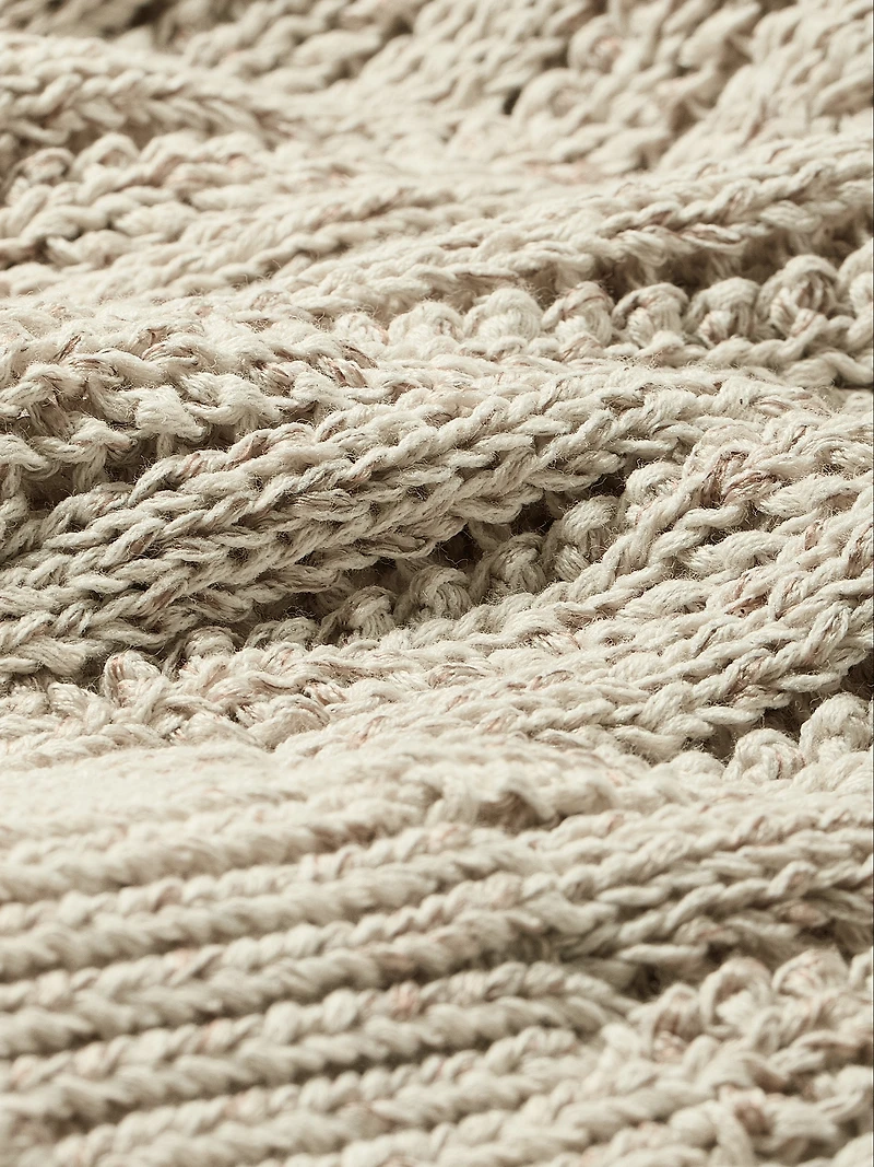 Veste en Tricot Sans Manches à Col V