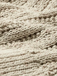 Veste en Tricot Sans Manches à Col V