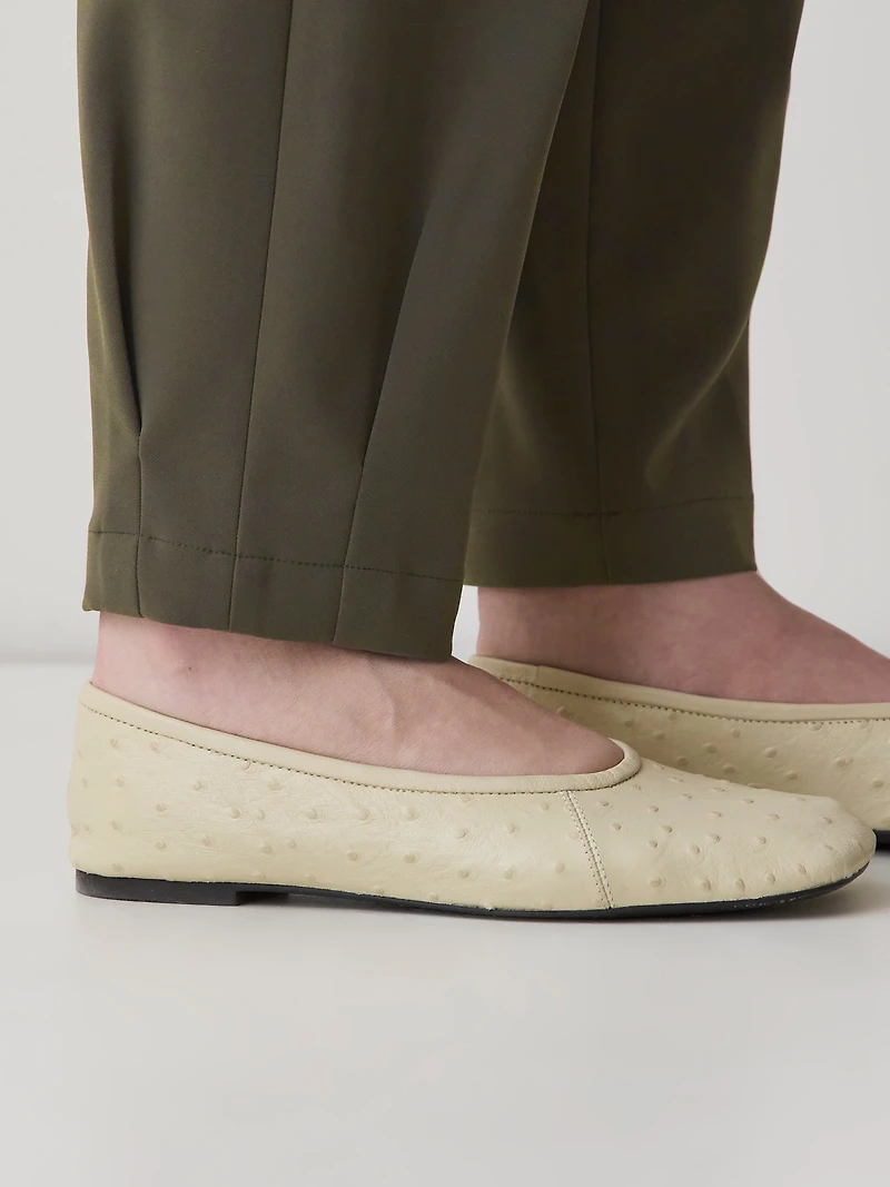 Pantalon Jogger Fluide à Taille Mi-Haute et Jambe Fuselée