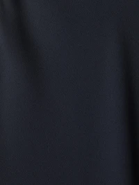 Blouse à Col Licou en Crêpe Soyeux