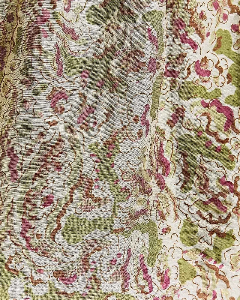 Blouse Sans Manches à Coupe Empire Col en U Volants