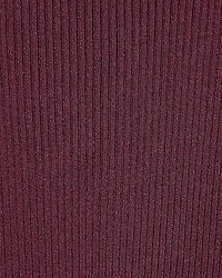 Elbow-Sleeve Ribbed Sweater with Removable Shirt Collar