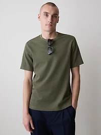 Short-Sleeve Crew-Neck Burnout T-Shirt