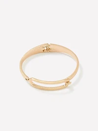 Brushed Metal Cuff Bracelet