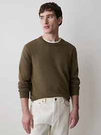Long-Sleeve Crew-Neck Sweater