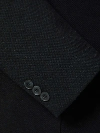 Veston en Tricot Texturé à Coupe Étroite