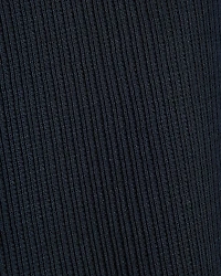 Short-Sleeve Ribbed Half-Zip Polo