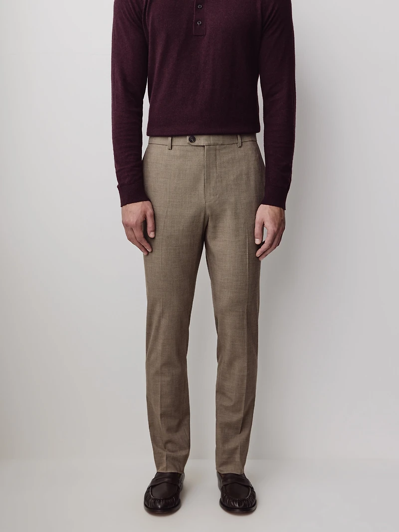 Slim-Fit Prince-of-Wales Pant