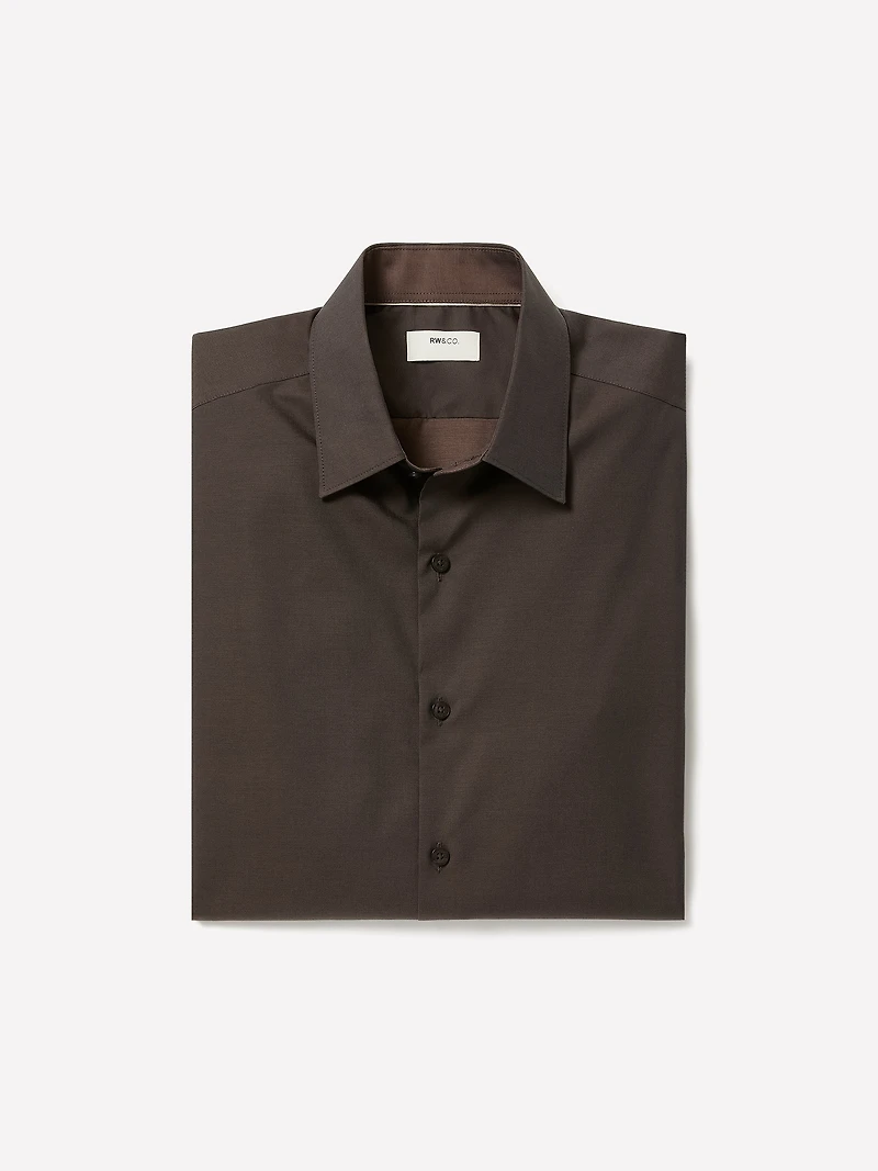 Chemise Habillée Style Denim à Coupe Ajustée