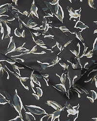 Chemise Habillée à Coupe Ajustée Motif Floral Aquarelle