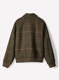 Veste en Laine Carreautée