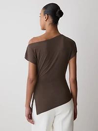 Ribbed Off-The-Shoulder Top