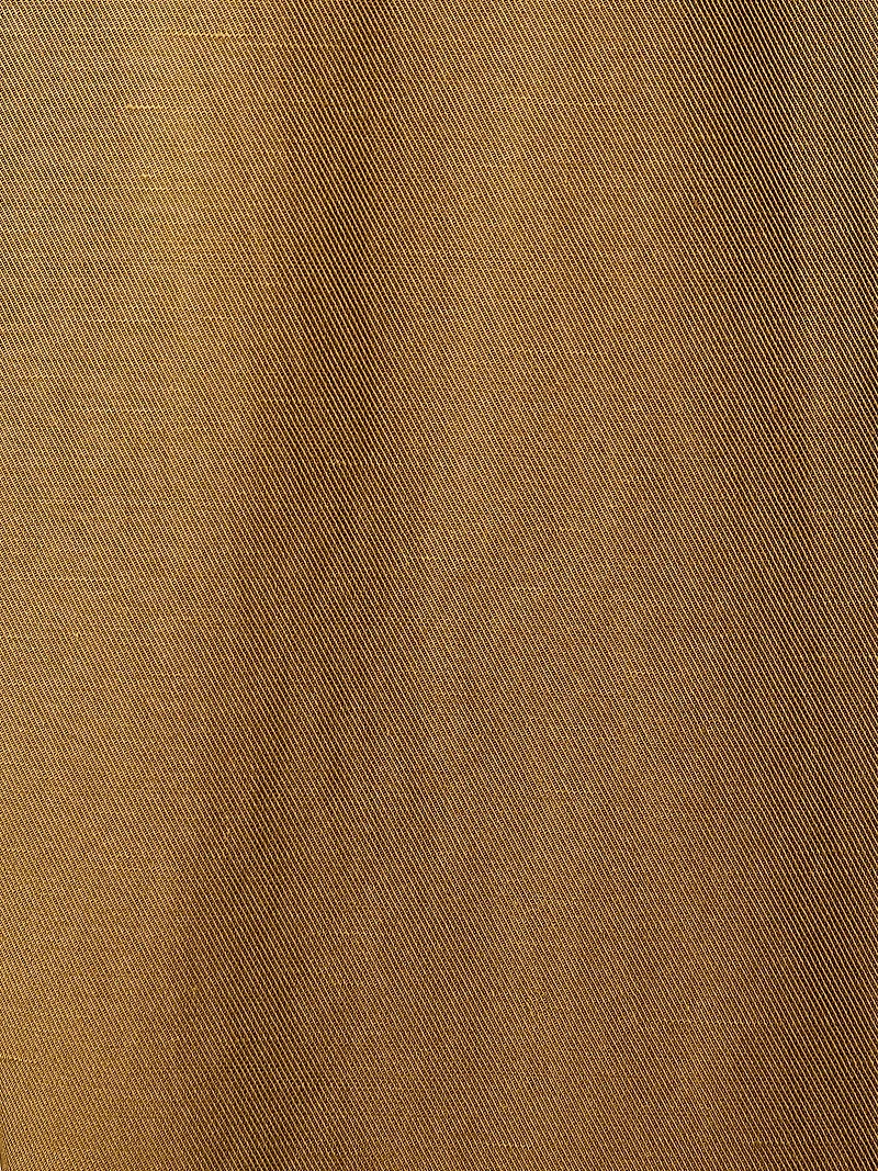 Wide-Leg High-Rise Linen-Blend Pant