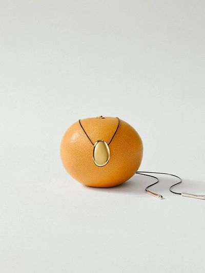 Collier en Corde à Pendentif à Forme Organique