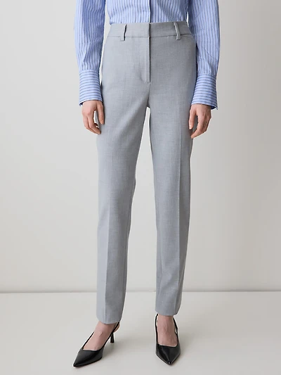 Mid-Rise Long Slim-Leg Signature Pant