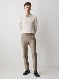 Pull Polo à Manches Longues