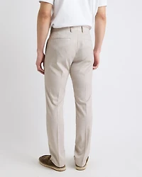 Slim-Fit Stone Suit Pant