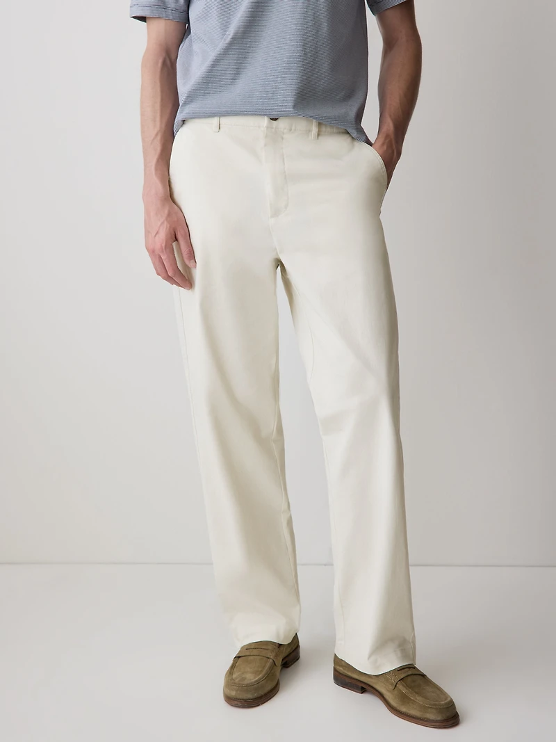 Pantalon Chino à Jambe Droite