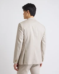Slim-Fit Stone Suit Blazer