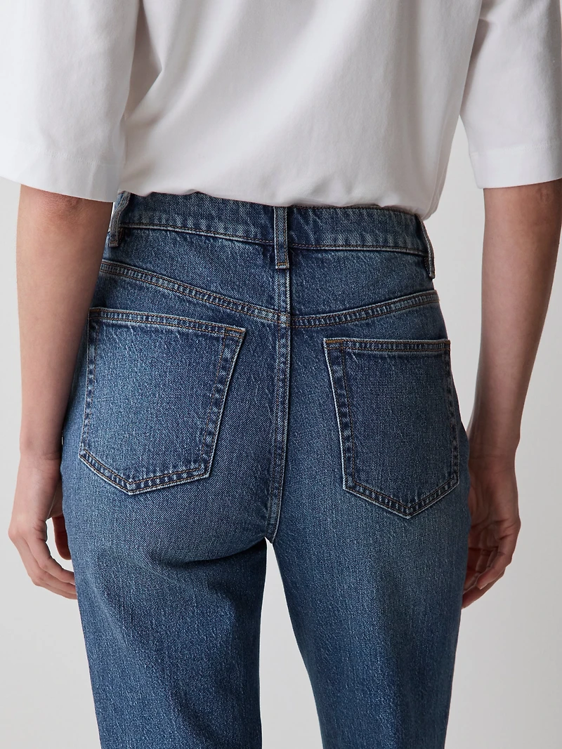 Cropped Bootcut Jeans