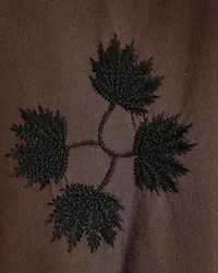 Chemise à Manches Courtes avec Détails Brodés