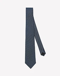 Solid Blue Wide Tie