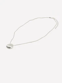 Long Necklace with Shell Pendant