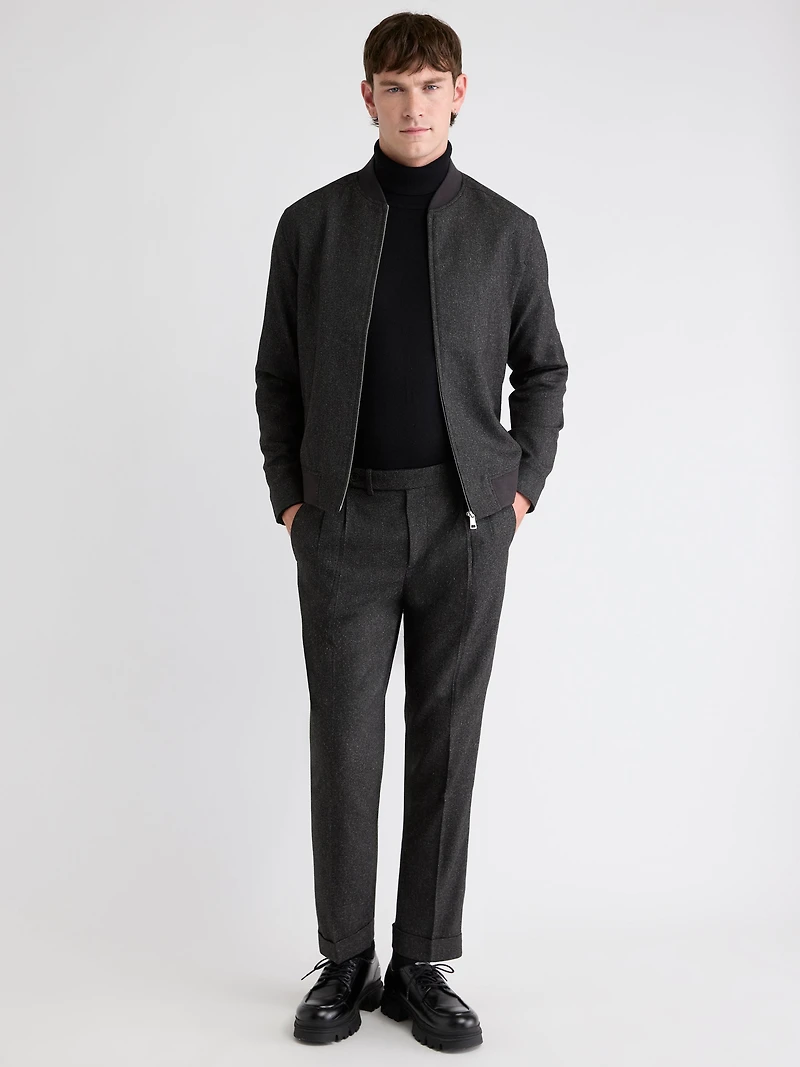 Veste Aviateur en Tweed