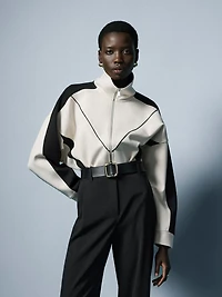 Colour-Block Tracksuit Jacket