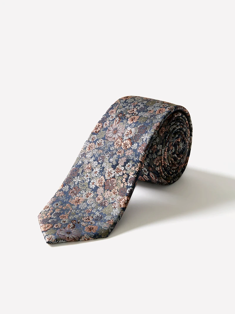 Floral Skinny Tie