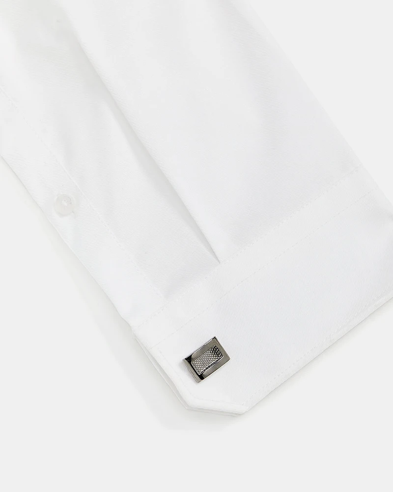 Shiny Gunmetal Cuff Links