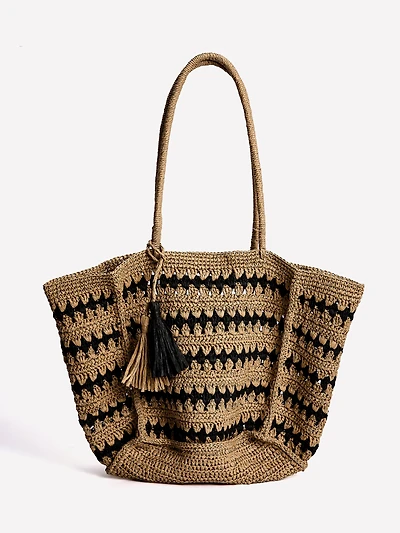 Raffia Tote Bag