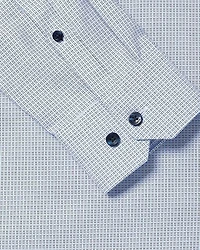 Light Blue Slim-Fit Dobby Dress Shirt