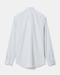 Slim Fit Denim-Like Dress Shirt