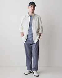 T-Shirt Uni à Manches Courtes et Col Rond