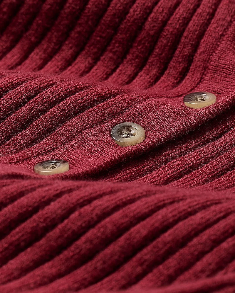 Long-Sleeve Ribbed Sweater