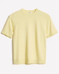 Short-Sleeve Crew-Neck Sweater