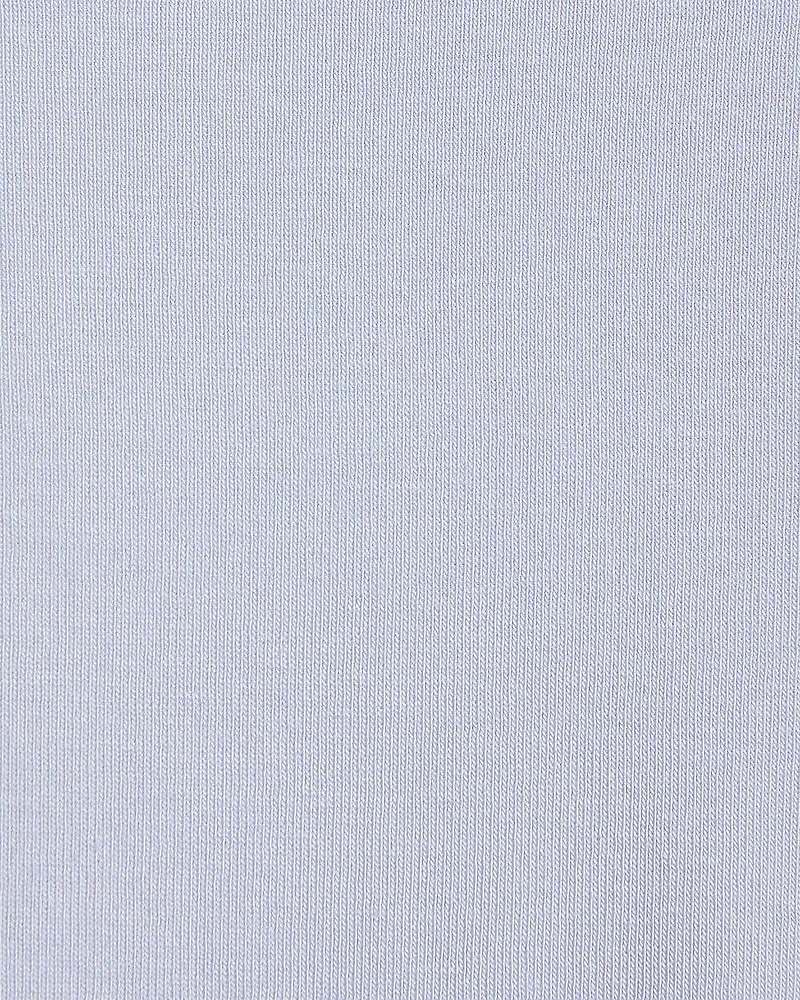 T-Shirt Côtelé Ajusté à Manches Longues et Col Rond en Tricot Luxueux