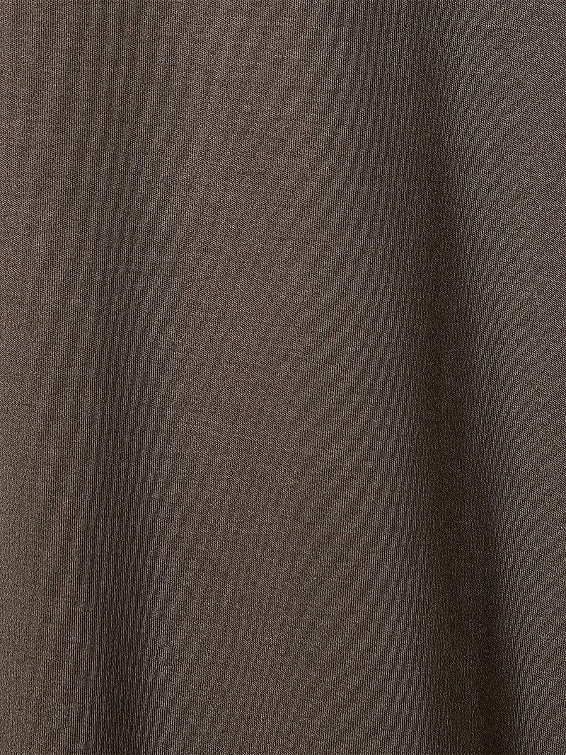 T-Shirt Uni à Manches Courtes et Col Rond