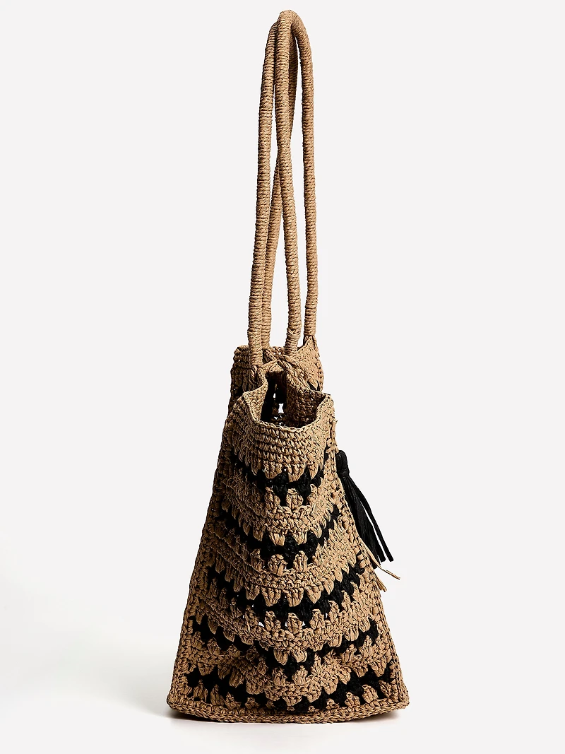 Raffia Tote Bag