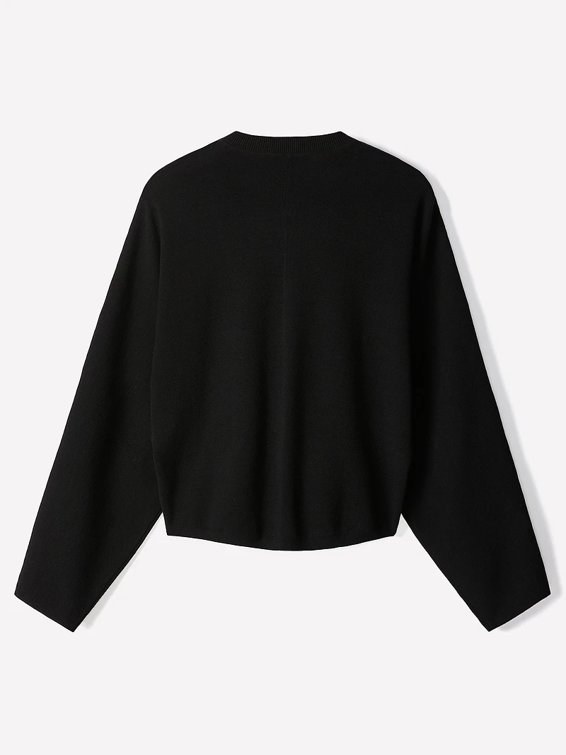 Long-Sleeve Crew-Neck Sweater