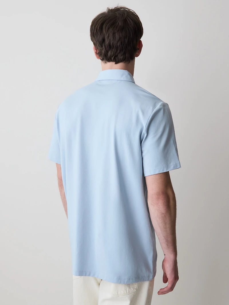 Polo à Manches Courtes en Coton Supima (R)
