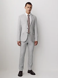 Essential Slim Fit Light Grey Suit Blazer