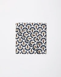 Handkerchief with Geometric Pattern