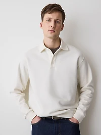 Polo en Molleton à Manches Longues