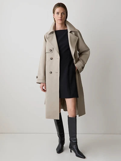 Sleeveless Boat-Neck Mini Dress