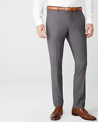 Pantalon Essentiel à Coupe Ajustée en Mélange de Laine