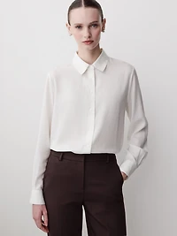 Chemise en Lyocell à Manches Longues